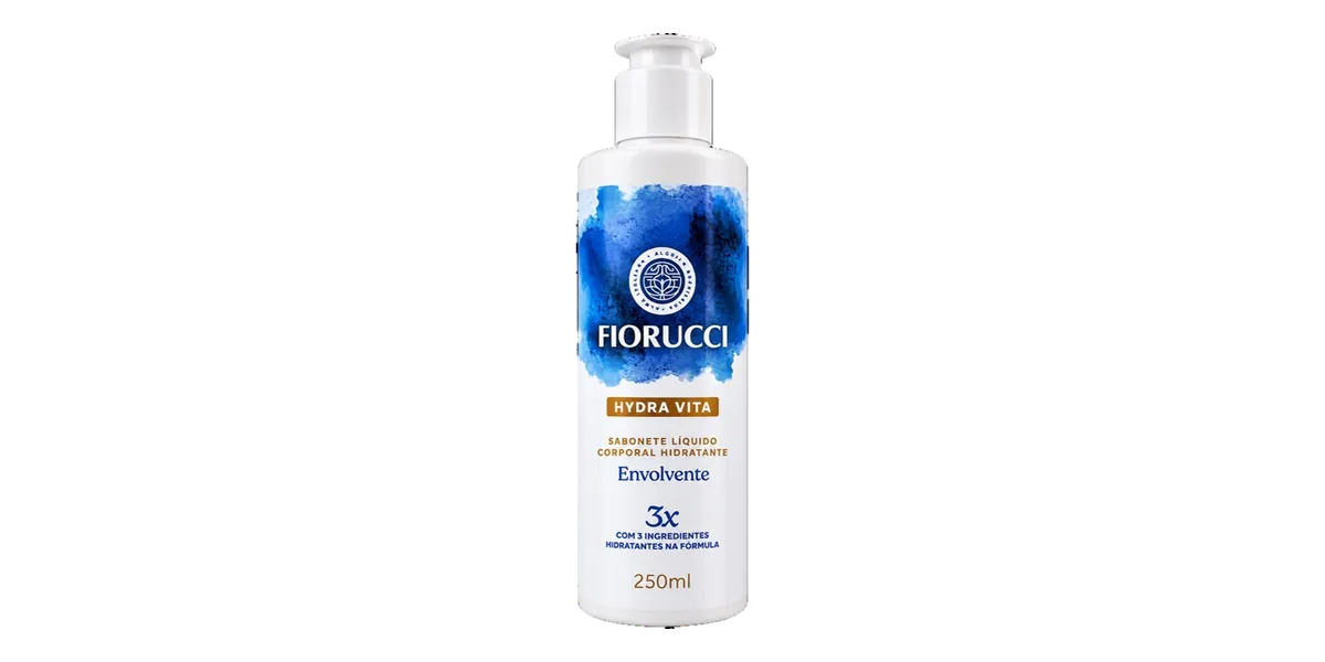 Fiorucci Hydra Vita sabonete líquido corporal hidratante, 250 ml