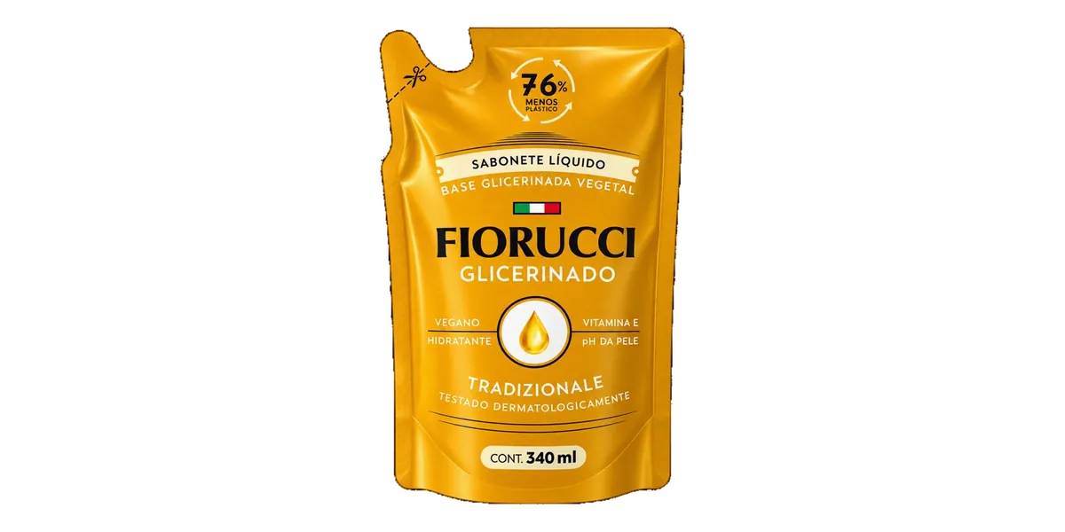 Fiorucci refil sabonete glicerinado Tradizionale, 340 ml