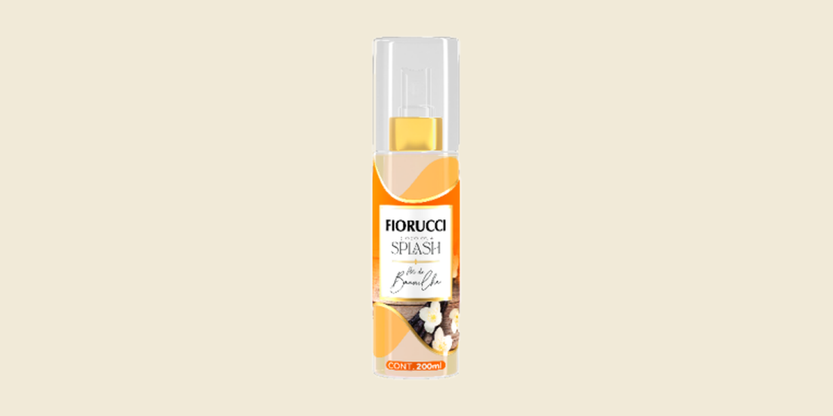 Fiorucci Deo Colônia Splash Flor de Baunilha, 200 ml