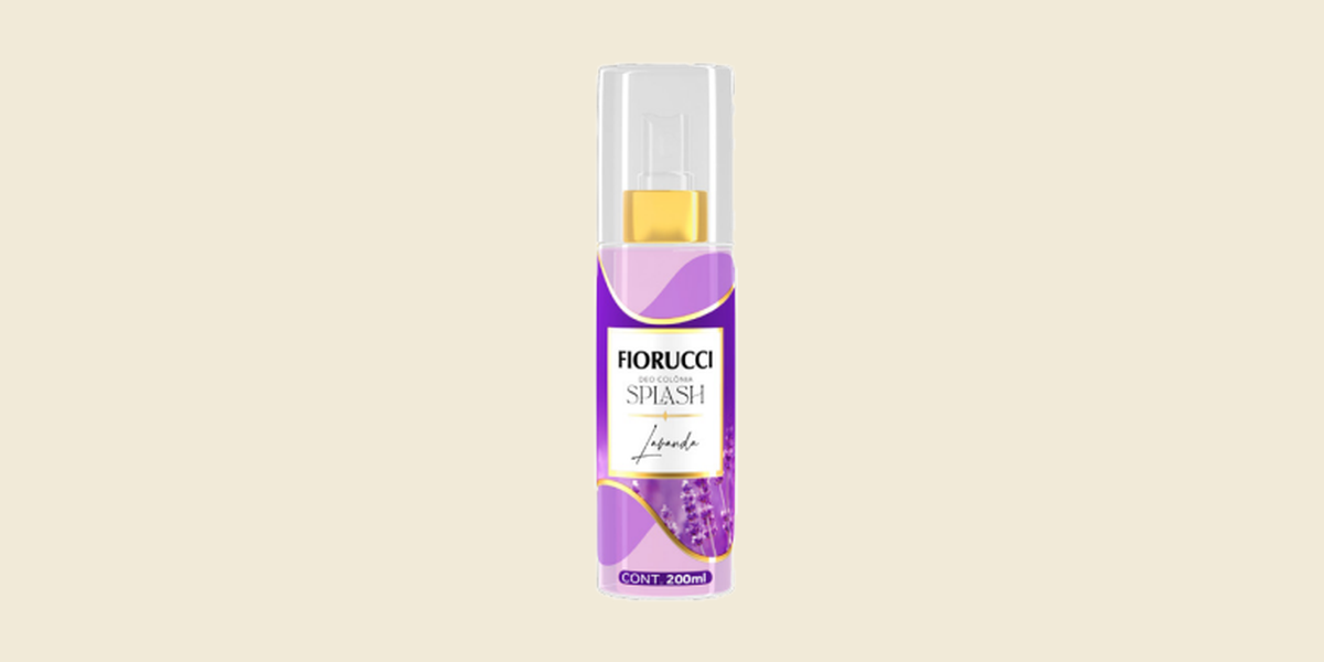 Fiorucci Deo Colônia Splash Lavanda, 200 ml