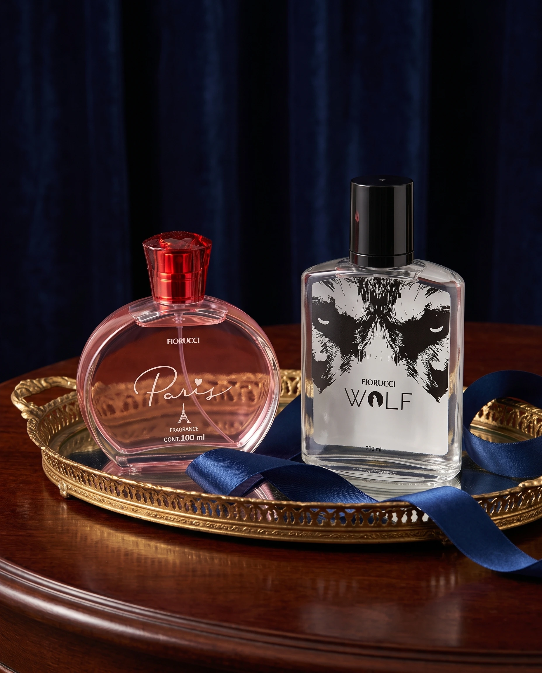 Perfumes Fiorucci Paris e Wolf: identidade institucional da marca